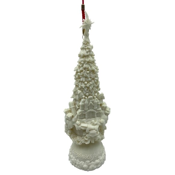 Mark Klaus 3-D Hand Sculpted Illuminated Christmas Wishing Tree Ornament 2007 - Picture 4 of 15